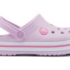 Crocs (GS) Crocband Clog “Roze Wit” 207006-6GD