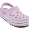 Crocs (GS) Crocband Clog “Roze Wit” 207006-6GD