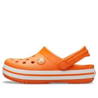 Crocs (GS) Crocband Clogs “Oranje Wit” 204537-810