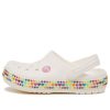 Crocs (GS) Crocband Gem Band Clogs “Wit Multi” 207605-100