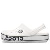 Crocs (GS) Crocband Logo Clogs “Wit Zwart” 206022-103