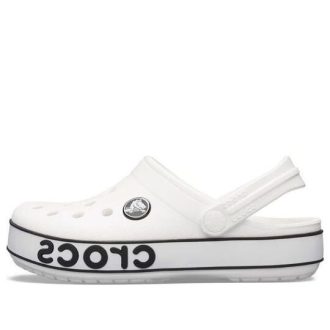 Crocs (GS) Crocband Logo Clogs “Wit Zwart” 206022-103