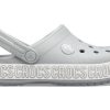 Crocs (GS) Crocband Logo Mania Clogs “Grijs Zilver” 205992-00J