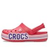 Crocs (GS) Crocband Logo Stripe Clogs “Rood Wit” 206345-611