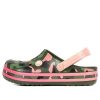 Crocs (GS) Crocband Multi Graphic Clogs “Groen Roze” 205532-737