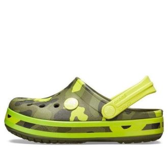 Crocs (GS) Crocband MultiGraphic Clogs “Legergroen” 205532-738