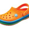 Crocs (GS) Crocband Rainbow Band Clogs “Oranjeblauw” 205205-80O