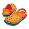 Crocs (GS) Crocband Rainbow Band Clogs “Oranjeblauw” 205205-80O