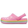 Crocs (GS) Crocband Rainbow Glitter Clogs “Roze” 206151-669