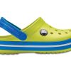 Crocs (GS) Crocband ronde neus klompen “Geelblauw” 204537-73E