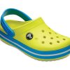 Crocs (GS) Crocband ronde neus klompen “Geelblauw” 204537-73E