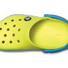 Crocs (GS) Crocband ronde neus klompen “Geelblauw” 204537-73E