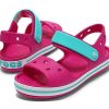 Crocs (GS) Crocband sandalen met bandsluiting “Roze Blauw” 12856-6LH