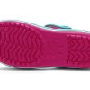 Crocs (GS) Crocband sandalen met bandsluiting “Roze Blauw” 12856-6LH