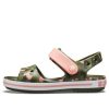 Crocs (GS) Crocband Seasonal Graphic Sandalen “Groen Roze” 205765-737