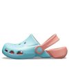 Crocs (GS) Electro Back Strap ronde neus klompen “Blauw Roze” 10400-4JF
