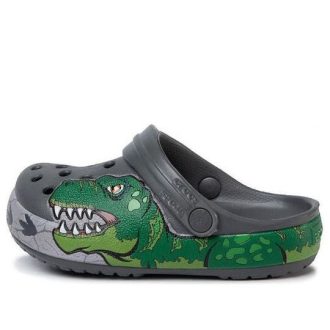 Crocs (GS) Fun Lab Dino Band Lights Clogs “Grijsgroen” 206157-0DA