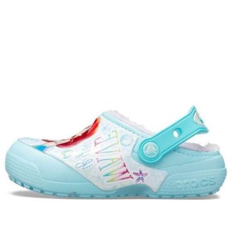 Crocs (GS) Fun Lab Disney Kleine Zeemeermin Clogs “Sky Blue White” 206281-4O9