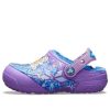 Crocs (GS) Fun Lab gevoerde Frozen klompen “Paarsblauw” 205292-510