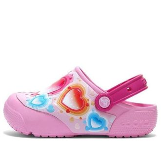 Crocs (GS) Fun Lab Heart Lights Clogs “Roze Blauw” 205648-6I2