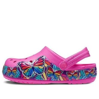 Crocs (GS) Fun Lab Multi Butterfly Band Light Clogs “Roze Blauw” 206158-6QQ