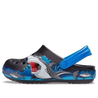 Crocs (GS) Fun Lab Shark Lights Clogs “Zwart Grijs Blauw” 207070-001