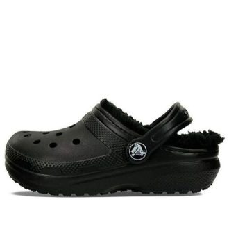 Crocs (GS) gevoerde klompen outdoor sandalen “Zwart” 207009-060