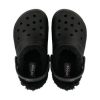 Crocs (GS) gevoerde klompen outdoor sandalen “Zwart” 207009-060