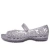 Crocs (GS) Isabella Glitter Peep Toe Sandalen “Zilver” 202602-040