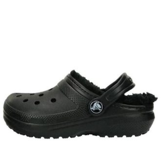 Crocs (GS) Kids Classic Lined Clogs “Zwart” 207010-060
