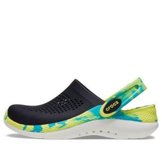 Crocs (GS) LiteRide 360  Marbled Clogs “Zwart Groen Aqua” 207668-0C4