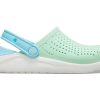Crocs (GS) LiteRide klompen “Neo Mint White” 205964-3TM
