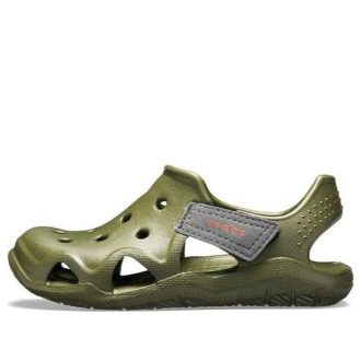 Crocs (GS) Swiftwater Wave Shoes “Olijfgroen” 204021-309