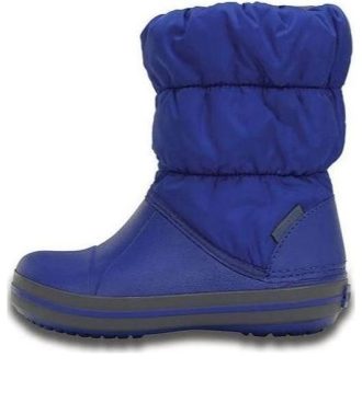 Crocs (GS) Winter Puff Boots “Blauw” 14613-4BH