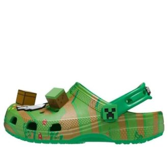 Crocs (GS) x Minecraft Elevated lichtgewicht klomp “Groen” 208473-90H