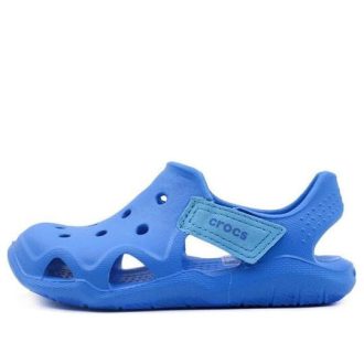 Crocs (GS) Zeeblauwe sandalen 204021-456