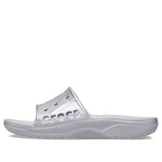 Crocs II Metallic Slides “Zilver” 209210-1FT