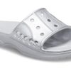 Crocs II Metallic Slides “Zilver” 209210-1FT