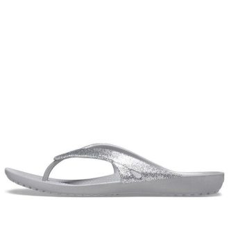 Crocs Kadee II Minimalistische Gezellige Sportpantoffels Unisex Zilver 207314-040