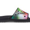Crocs Kleurrijke Casual Unisex Multi-Color Zwarte Pantoffels 207557-0C4