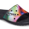 Crocs Kleurrijke Casual Unisex Multi-Color Zwarte Pantoffels 207557-0C4