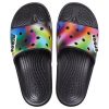 Crocs Kleurrijke Casual Unisex Multi-Color Zwarte Pantoffels 207557-0C4