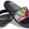 Crocs Kleurrijke Casual Unisex Multi-Color Zwarte Pantoffels 207557-0C4