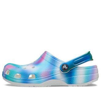 Crocs Kleurrijke Crocs Beach Unisex Multi-Color Witte Sandalen 207556-94S