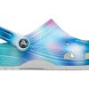 Crocs Kleurrijke Crocs Beach Unisex Multi-Color Witte Sandalen 207556-94S