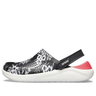 Crocs Lite Ride Hyper Floral Clogs “Zwart Wit Rood” 205848-97J