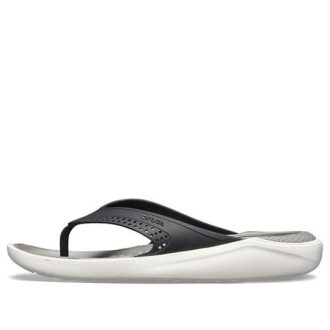Crocs LiteRide Beach Flip-Flops Zwart Grijs “Black Grey” 205182-05M