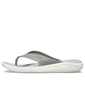 Crocs LiteRide Beach Grijze Pantoffels 205182-06J