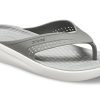 Crocs LiteRide Beach Grijze Pantoffels 205182-06J