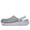 Crocs LiteRide Flash Schoenen Smoke Grey Witte Sandalen 204592-06J